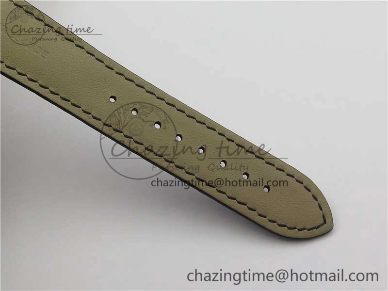 Fiftysix SS 40mm ZF 1:1 Best Edition Silver Dial on Black Leather Strap A Practical 9930
