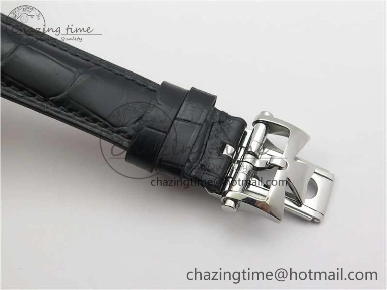 Fiftysix SS 40mm ZF 1:1 Best Edition Silver Dial on Black Leather Strap A Practical 9930