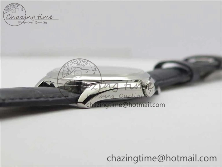 Fiftysix SS 40mm ZF 1:1 Best Edition Silver Dial on Black Leather Strap A Practical 9930