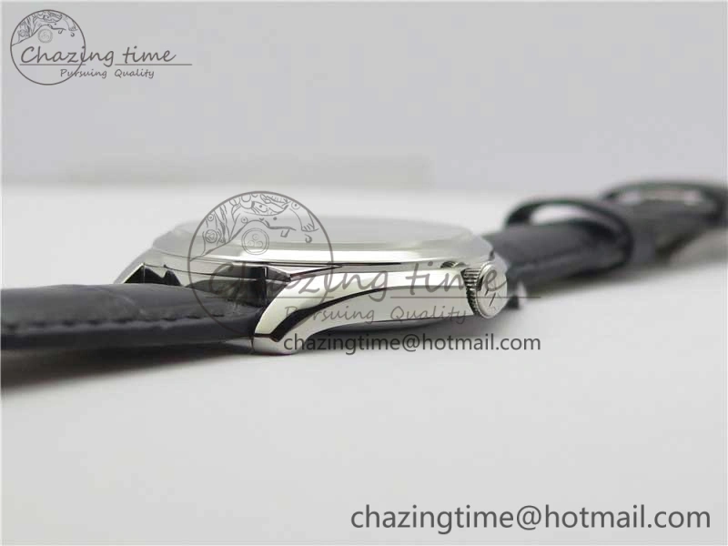 Fiftysix SS 40mm ZF 1:1 Best Edition Silver Dial on Black Leather Strap A Practical 9930