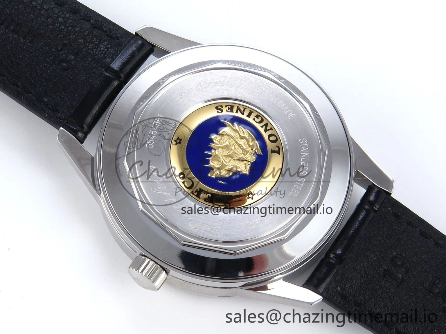 Flagship Heritage Moonphase SS APSF 1:1 Best Edition Red Dial on Black Leather Strap A HighPerformance 7542