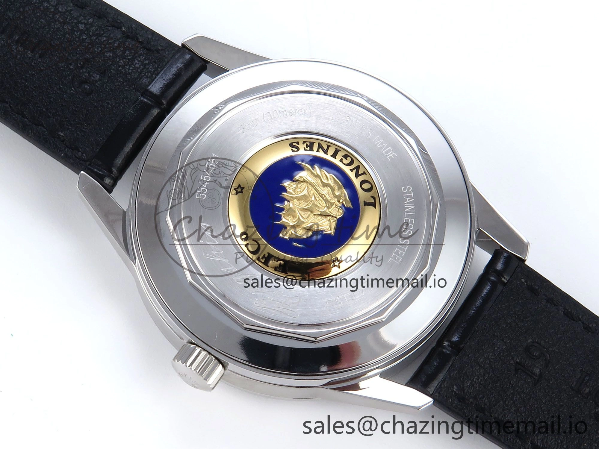 Flagship Heritage Moonphase SS APSF 1:1 Best Edition Red Dial on Black Leather Strap A HighPerformance 7542