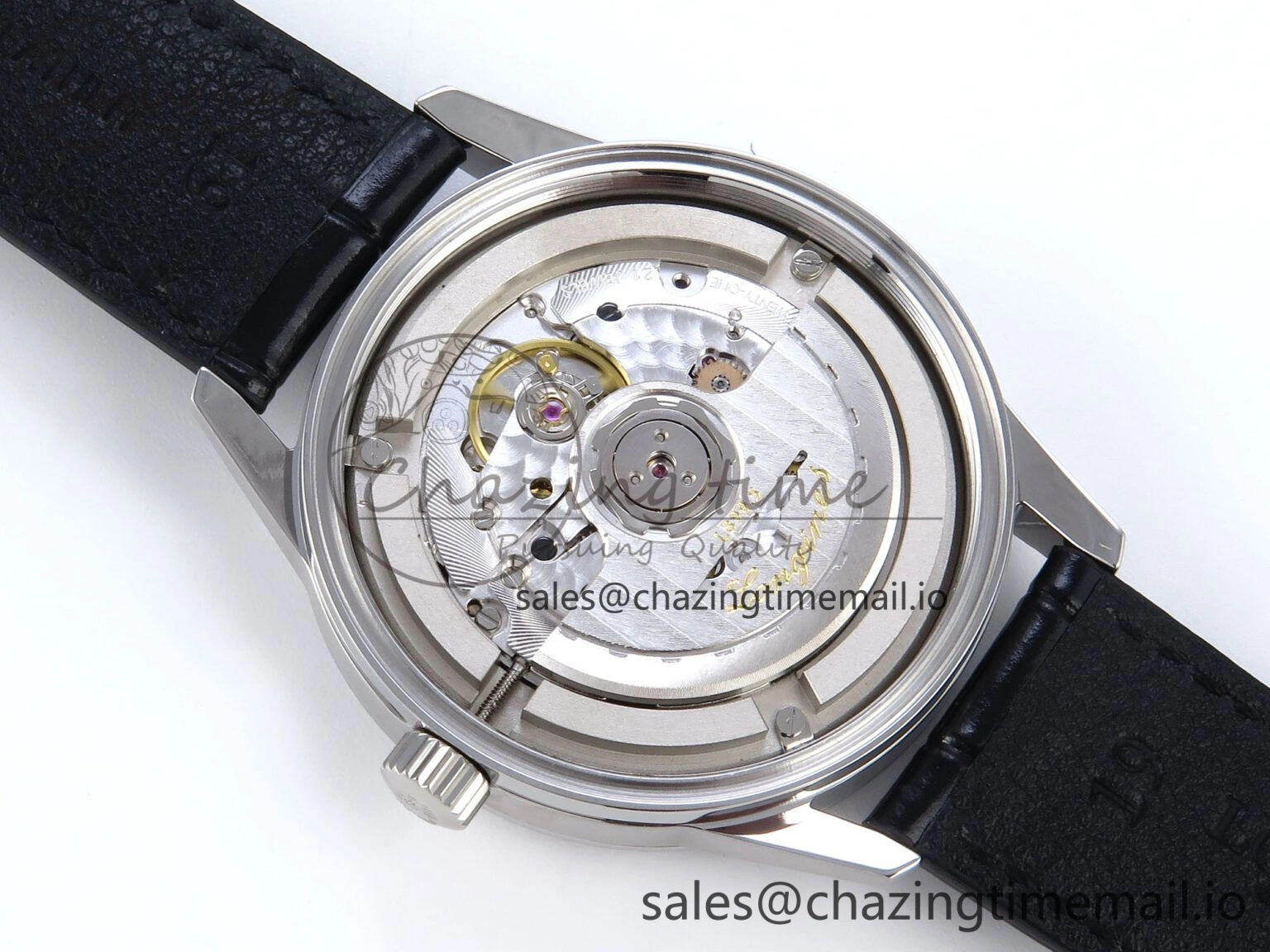 Flagship Heritage Moonphase SS APSF 1:1 Best Edition Red Dial on Black Leather Strap A HighPerformance 7542