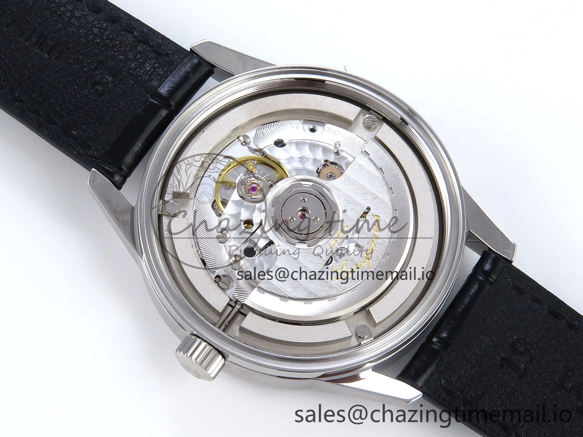Flagship Heritage Moonphase SS APSF 1:1 Best Edition Red Dial on Black Leather Strap A HighPerformance 7542