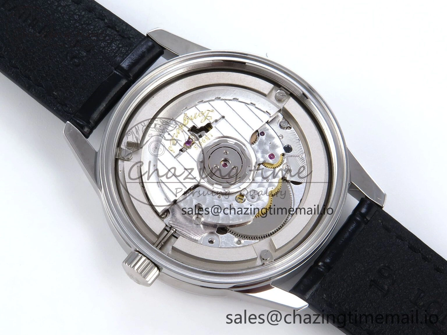 Flagship Heritage Moonphase SS APSF 1:1 Best Edition Red Dial on Black Leather Strap A HighPerformance 7542
