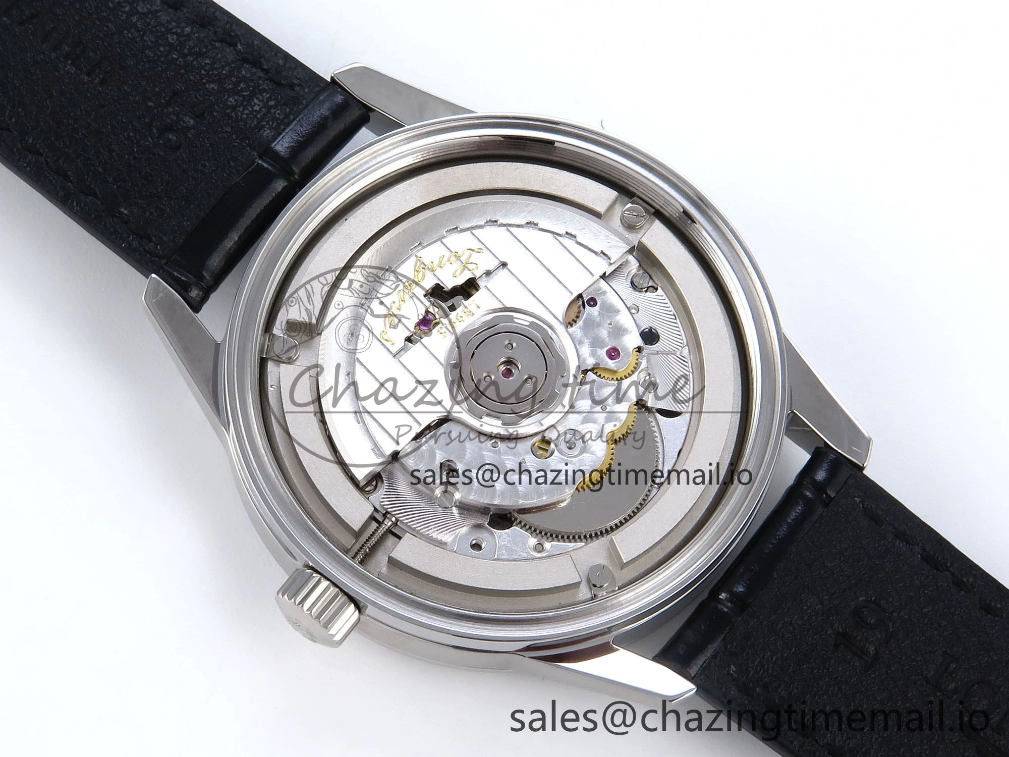 Flagship Heritage Moonphase SS APSF 1:1 Best Edition Red Dial on Black Leather Strap A HighPerformance 7542