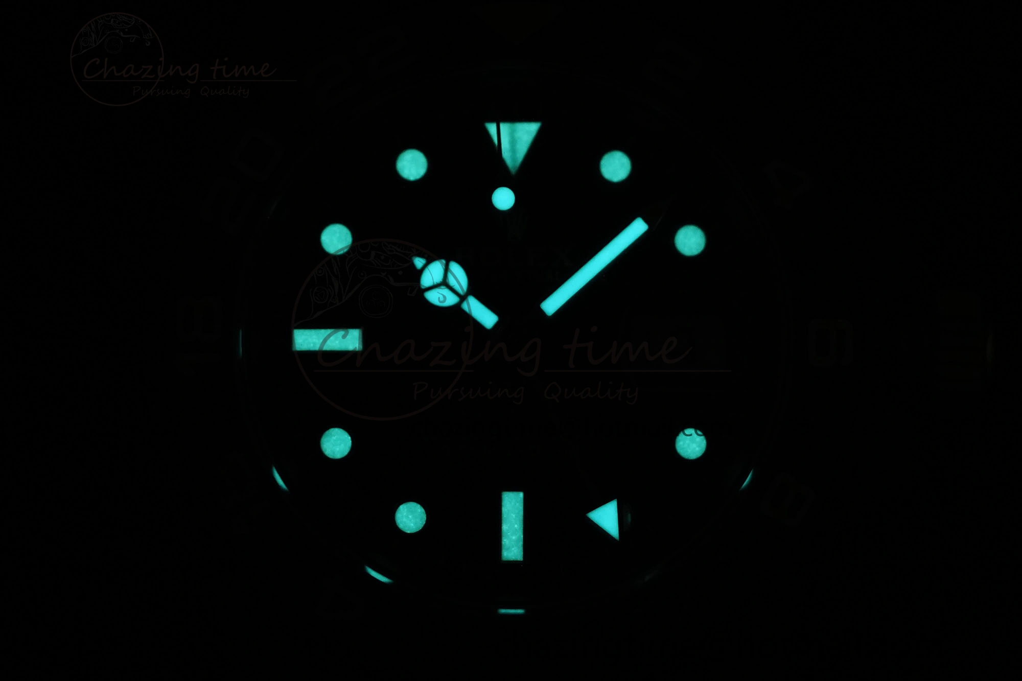 SoftTouch GMT Carbon DIWF Best Edition Black Textured Dial YG Markers on Black Nylon Strap SA3186 CHS 4695