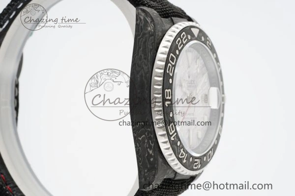 GMT Carbon DIWF Best Edition Meteorite Dial on Black Nylon Strap SA3186 CHS TimelessDesign 4696