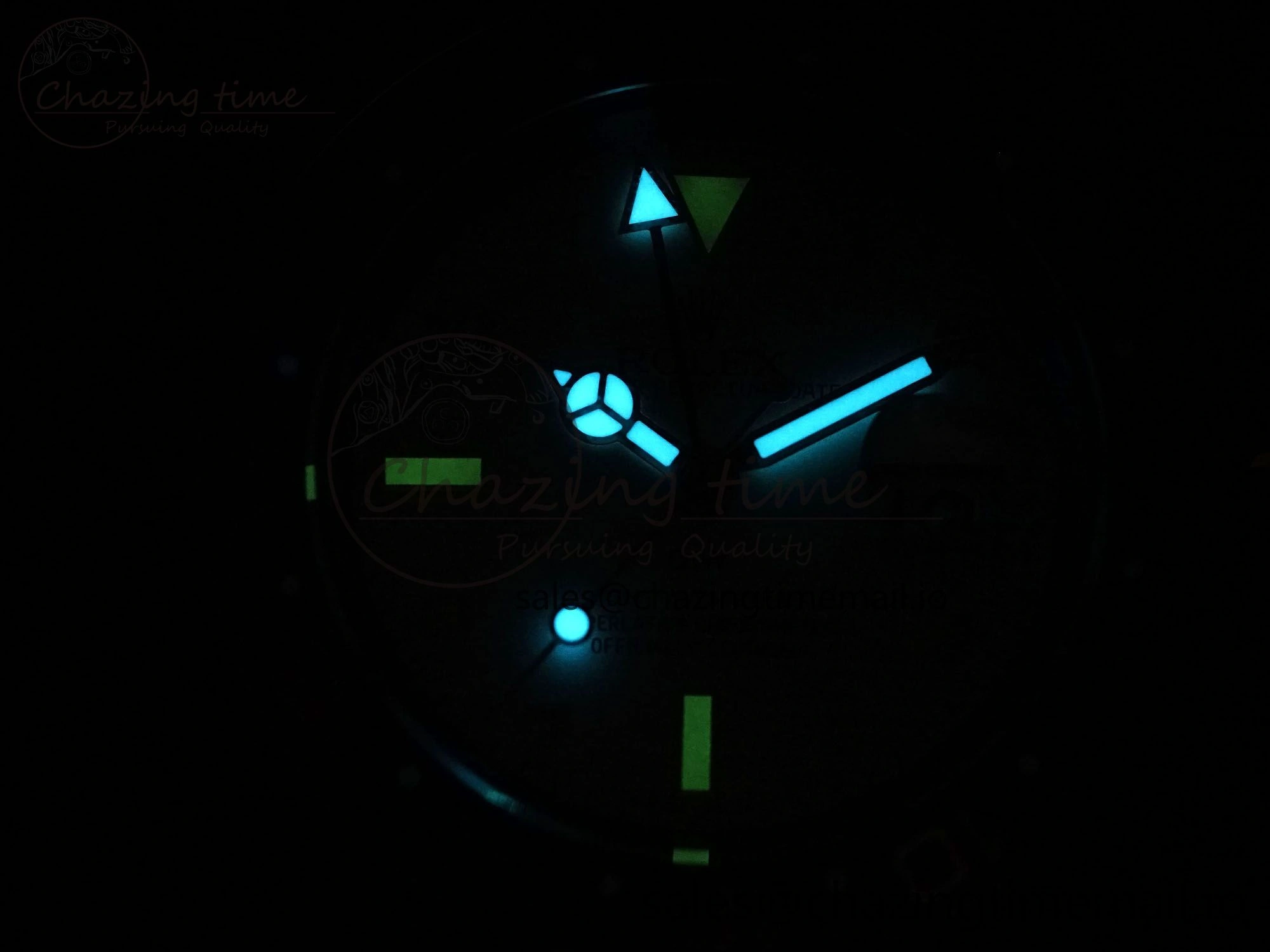 Original GMT Carbon DIWF Best Edition Yellow Roman Dial on Brown Nylon Strap SA3285 CHS V 1177
