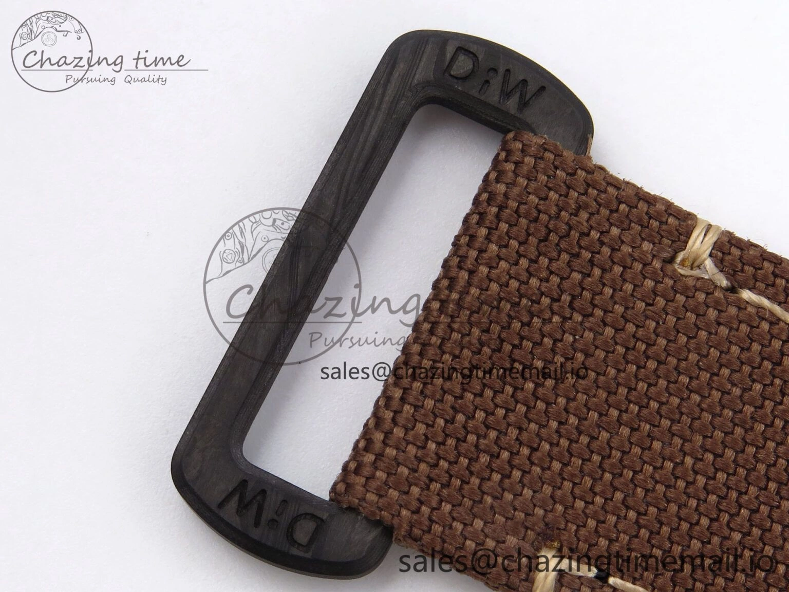 Original GMT Carbon DIWF Best Edition Yellow Roman Dial on Brown Nylon Strap SA3285 CHS V 1177