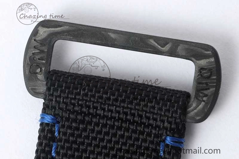 GMT DIW Carbon V6F 1:1 Best Edition Black Blue Black Dial on Black Nylon Strap VR3186 CHS Neat 4766