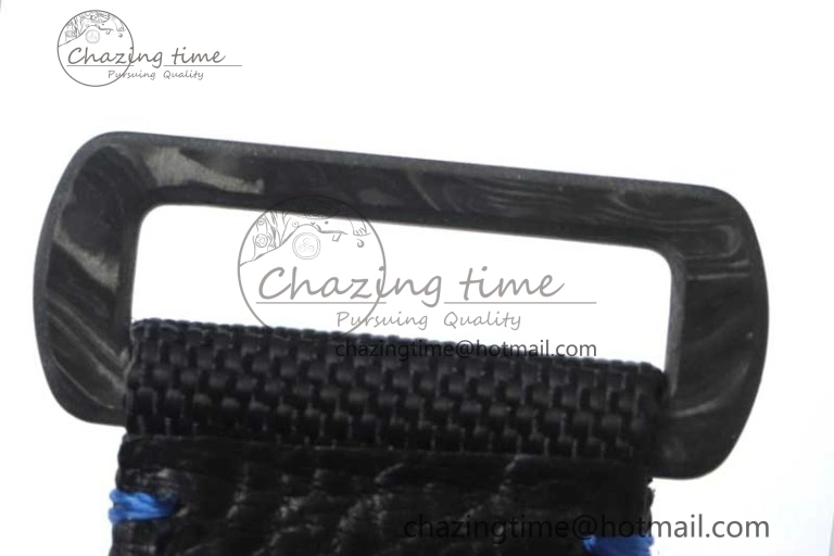 GMT DIW Carbon V6F 1:1 Best Edition Black Blue Black Dial on Black Nylon Strap VR3186 CHS Neat 4766
