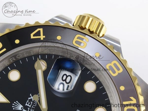 Supportive GMT MASTER II 126713 904L SS APF 1:1 BEST EDITION BLACK DIAL ON JUBILEE BRACELET VR3285 CHS 1833