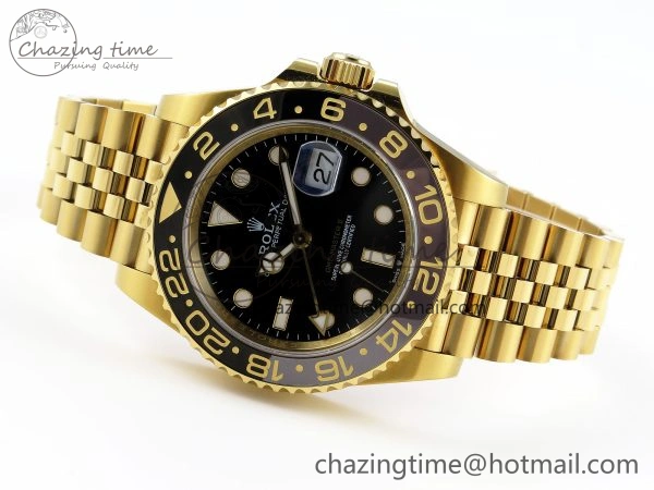 ZeroBulk GMT MASTER II 126718 APF 1:1 BEST EDITION BLACK DIAL ON JUBILEE BRACELET VR3285 CHS 1834