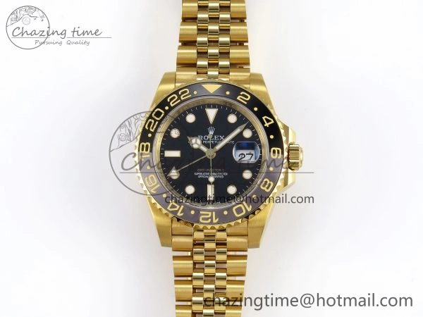 ZeroBulk GMT MASTER II 126718 APF 1:1 BEST EDITION BLACK DIAL ON JUBILEE BRACELET VR3285 CHS 1834
