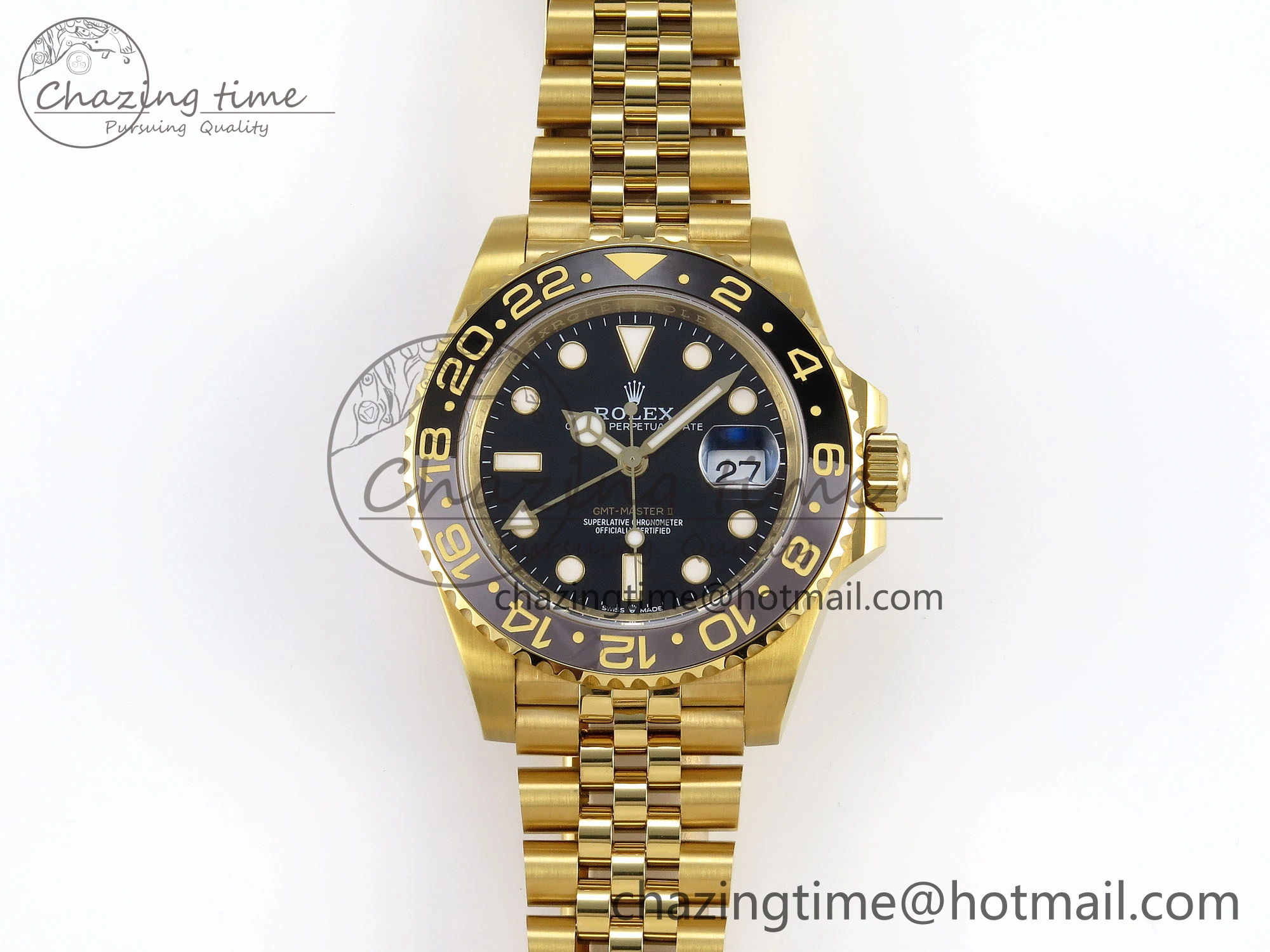 ZeroBulk GMT MASTER II 126718 APF 1:1 BEST EDITION BLACK DIAL ON JUBILEE BRACELET VR3285 CHS 1834