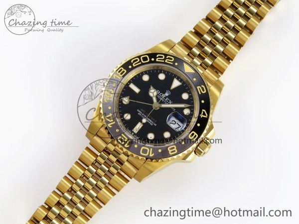 ZeroBulk GMT MASTER II 126718 APF 1:1 BEST EDITION BLACK DIAL ON JUBILEE BRACELET VR3285 CHS 1834