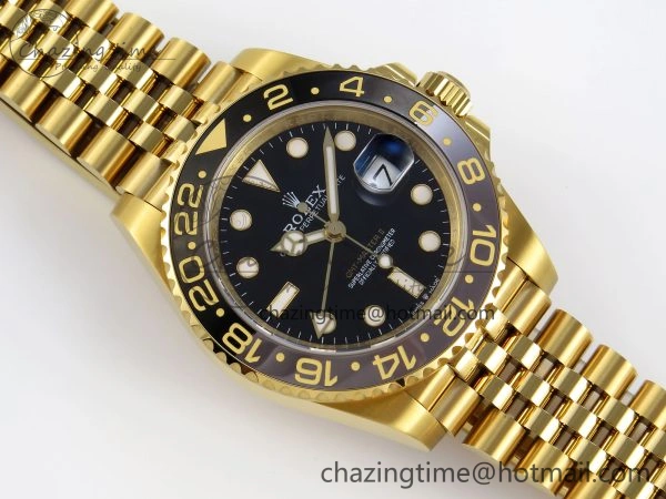ZeroBulk GMT MASTER II 126718 APF 1:1 BEST EDITION BLACK DIAL ON JUBILEE BRACELET VR3285 CHS 1834
