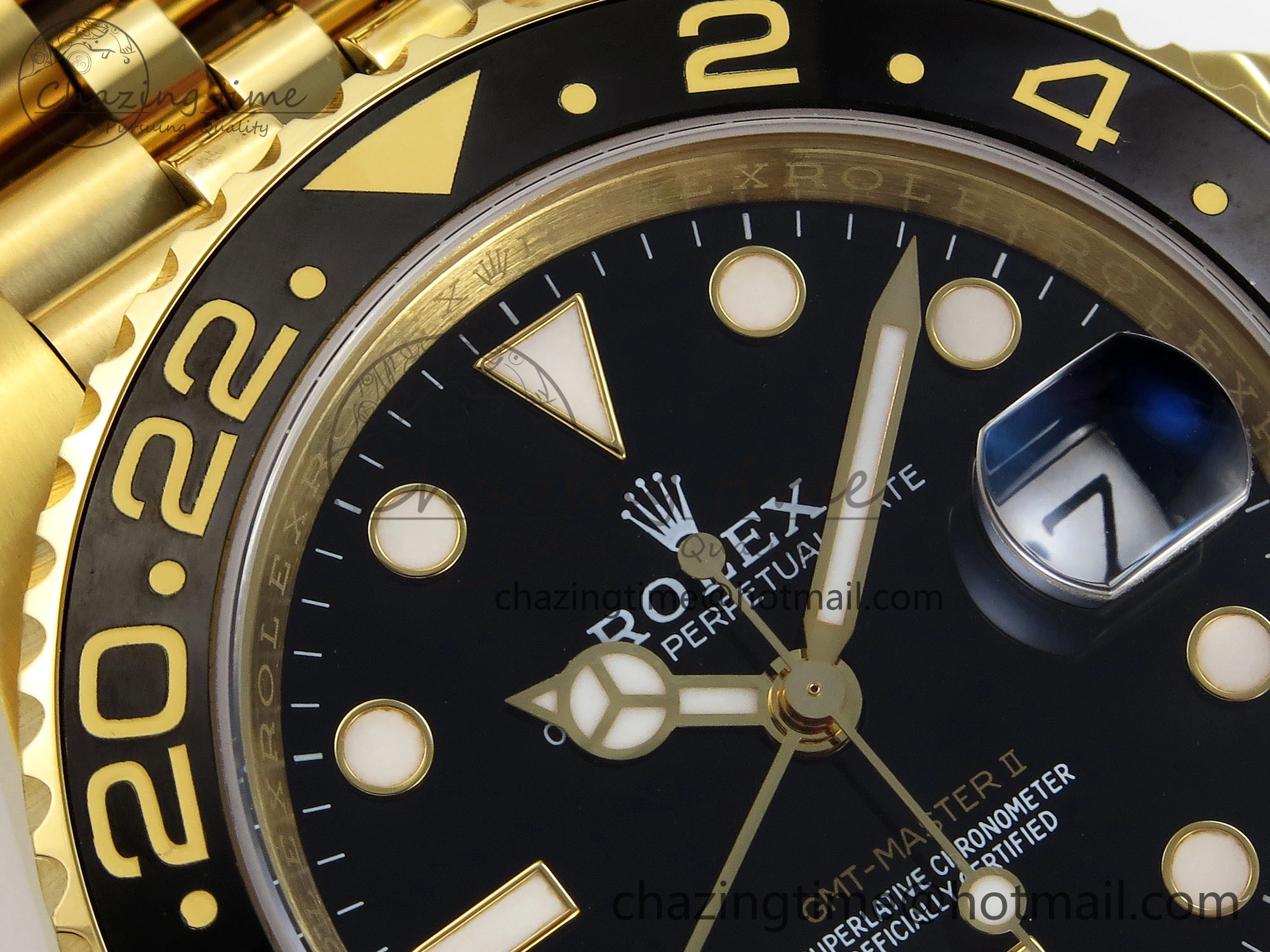 ZeroBulk GMT MASTER II 126718 APF 1:1 BEST EDITION BLACK DIAL ON JUBILEE BRACELET VR3285 CHS 1834