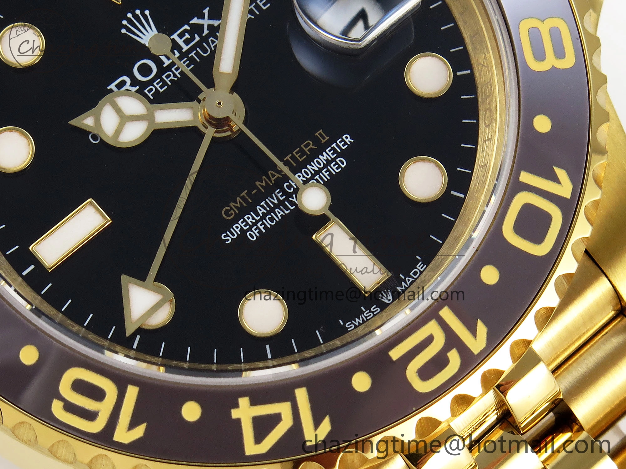ZeroBulk GMT MASTER II 126718 APF 1:1 BEST EDITION BLACK DIAL ON JUBILEE BRACELET VR3285 CHS 1834