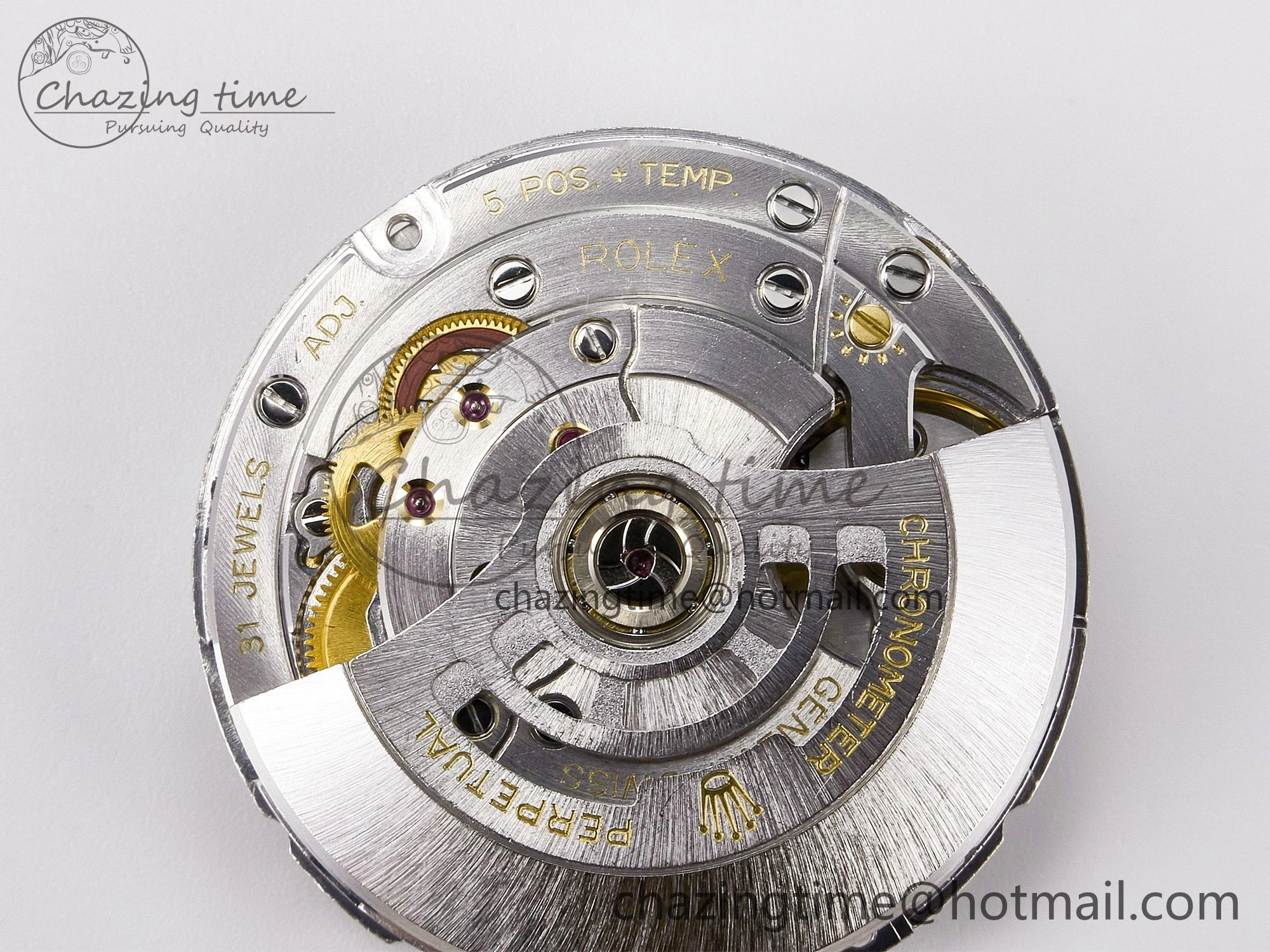 SunProtective GMT-Master Clean DD3285 Super Clone 28800 VPH Automatic Movement (Silver Color) 4112