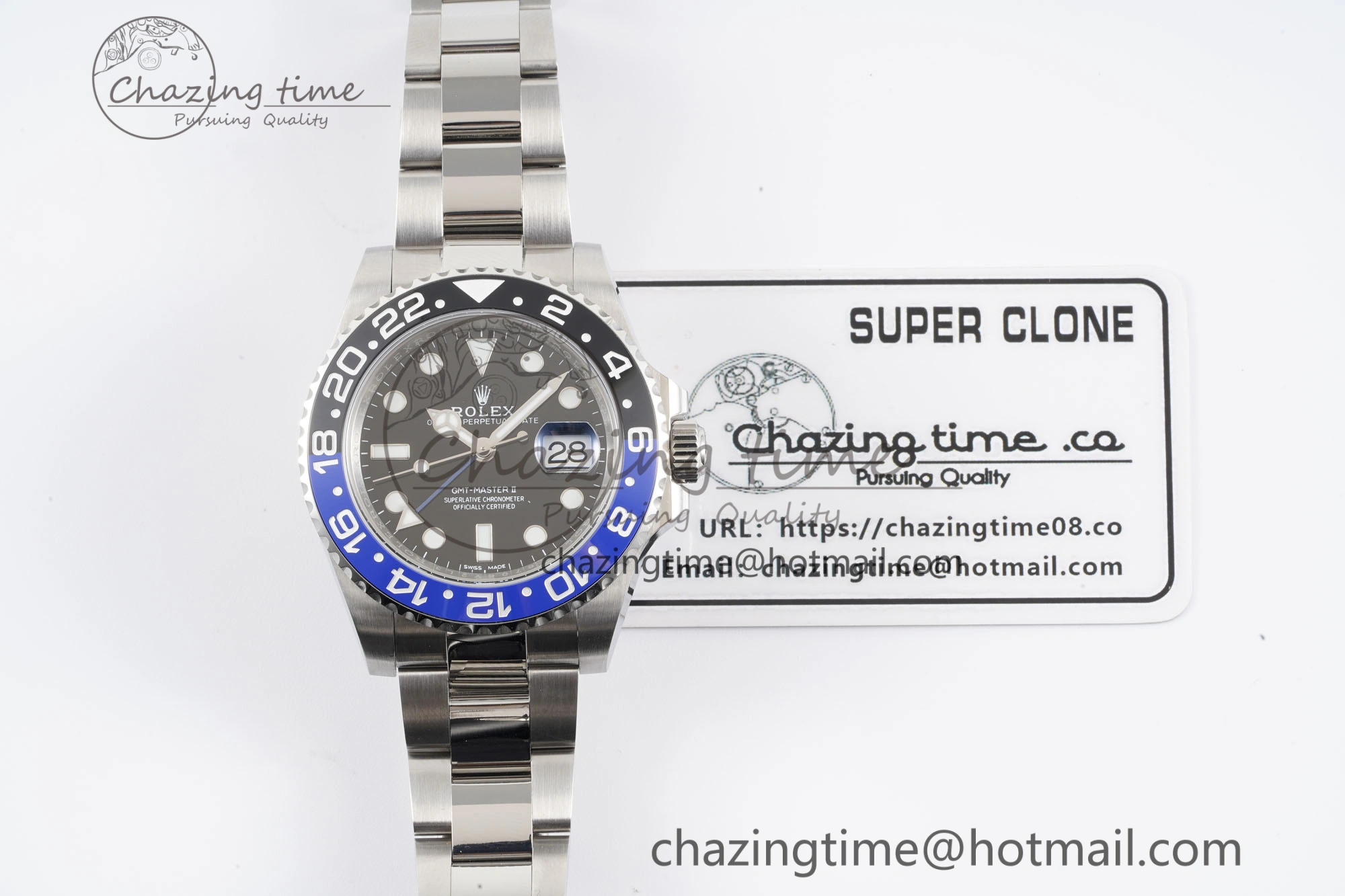 FashionForward GMT Master II 116710 BLNR 904L SS APF 1:1 Best Edition on Oyster Bracelet VR3186 CHS 2041