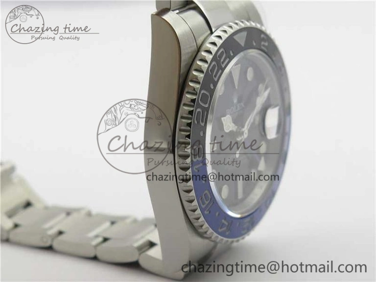 GMT Master II 116710 BLNR Black Blue Ceramic 316L Steel Bp Maker 1:1 Best Edition on SS Bracelet SA UrbanStyle 2969
