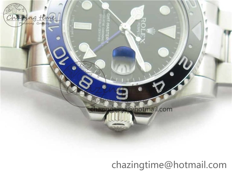 GMT Master II 116710 BLNR Black Blue Ceramic 316L Steel Bp Maker 1:1 Best Edition on SS Bracelet SA UrbanStyle 2969