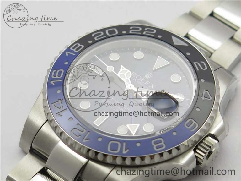 GMT Master II 116710 BLNR Black Blue Ceramic 316L Steel Bp Maker 1:1 Best Edition on SS Bracelet SA UrbanStyle 2969