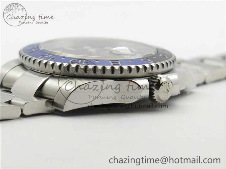 GMT Master II 116710 BLNR Black Blue Ceramic 316L Steel Bp Maker 1:1 Best Edition on SS Bracelet SA UrbanStyle 2969