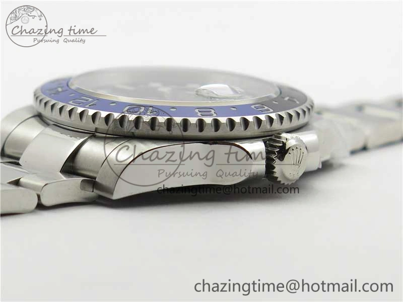 GMT Master II 116710 BLNR Black Blue Ceramic 316L Steel Bp Maker 1:1 Best Edition on SS Bracelet SA UrbanStyle 2969