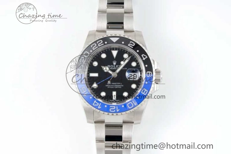 GMT-Master II 116710 BLNR Black Blue Ceramic 904L Steel APSF 1:1 Best Edition VR3186 CHS ModernLook 2382