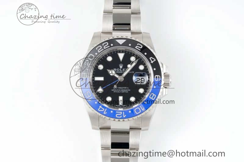 GMT-Master II 116710 BLNR Black Blue Ceramic 904L Steel APSF 1:1 Best Edition VR3186 CHS ModernLook 2382