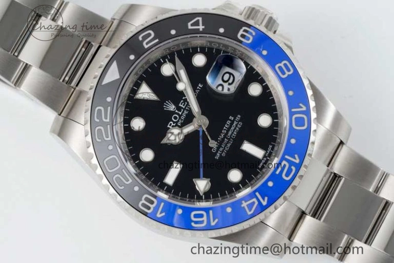 GMT-Master II 116710 BLNR Black Blue Ceramic 904L Steel APSF 1:1 Best Edition VR3186 CHS ModernLook 2382