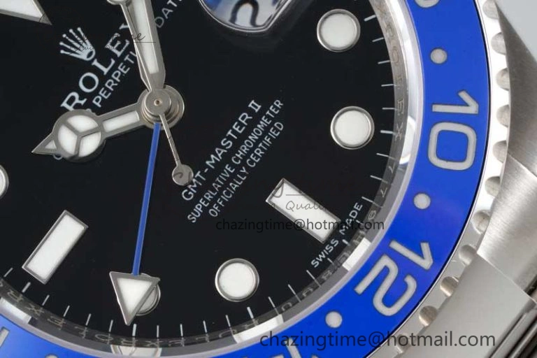 GMT-Master II 116710 BLNR Black Blue Ceramic 904L Steel APSF 1:1 Best Edition VR3186 CHS ModernLook 2382