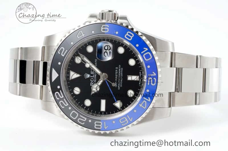 GMT-Master II 116710 BLNR Black Blue Ceramic 904L Steel APSF 1:1 Best Edition VR3186 CHS ModernLook 2382