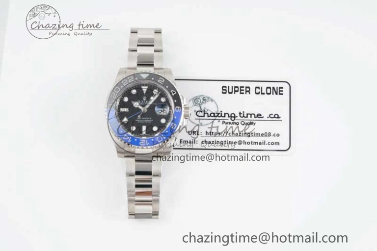 GMT-Master II 116710 BLNR Black Blue Ceramic 904L Steel APSF 1:1 Best Edition VR3186 CHS ModernLook 2382
