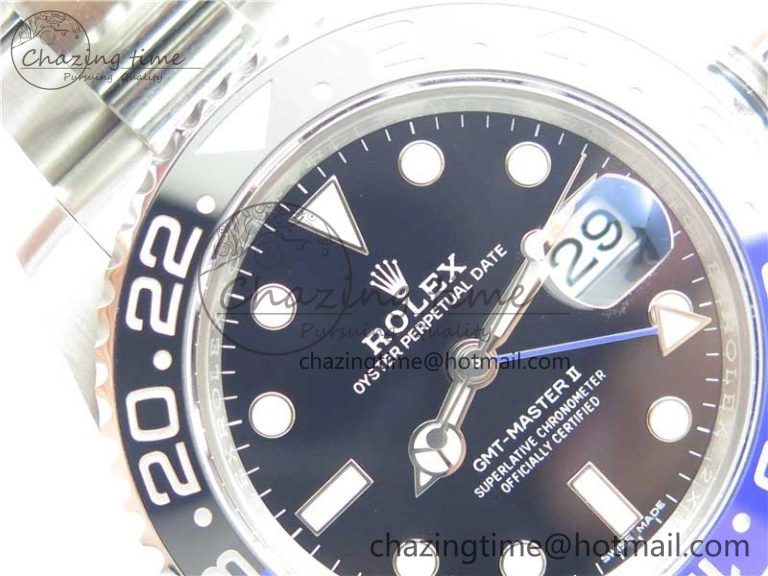 Functional GMT-Master II 116710 BLNR Black Blue Ceramic 904L Steel ARF 1:1 Best Edition SH3186 CHS 2812