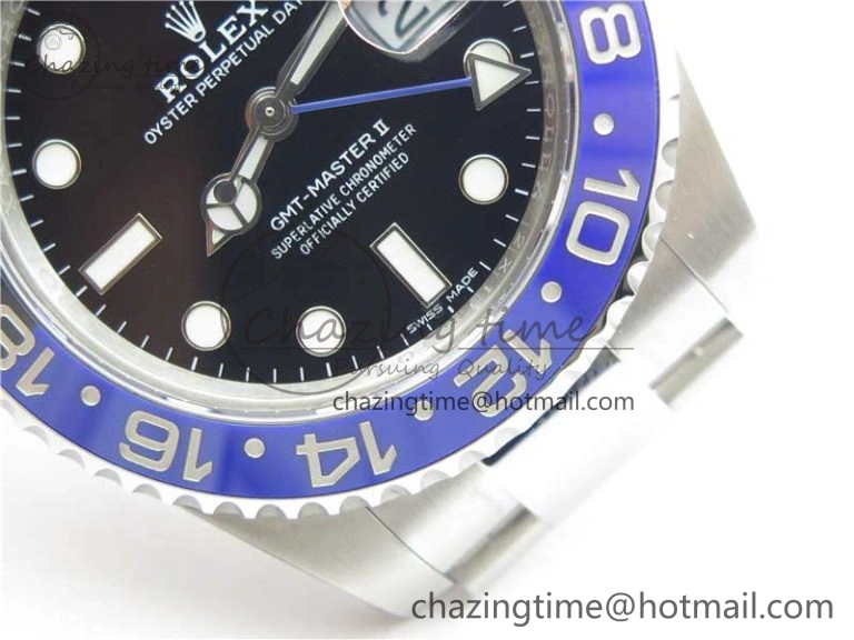 Functional GMT-Master II 116710 BLNR Black Blue Ceramic 904L Steel ARF 1:1 Best Edition SH3186 CHS 2812