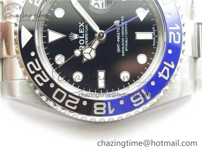 Functional GMT-Master II 116710 BLNR Black Blue Ceramic 904L Steel ARF 1:1 Best Edition SH3186 CHS 2812