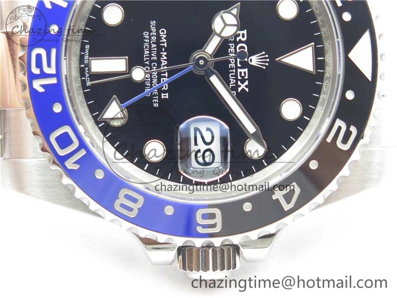 Functional GMT-Master II 116710 BLNR Black Blue Ceramic 904L Steel ARF 1:1 Best Edition SH3186 CHS 2812