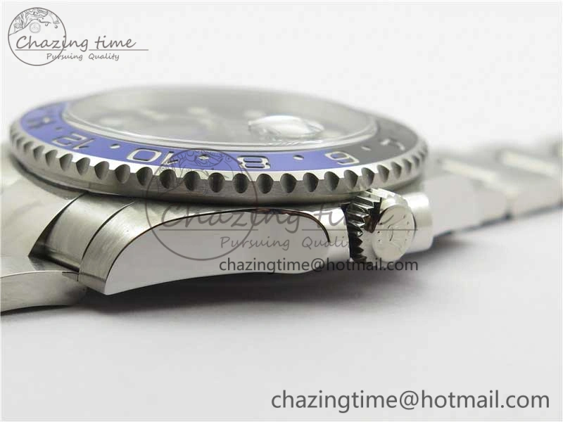 GMT-Master II 116710 BLNR Black Blue Ceramic 904L Steel Noob 1:1 Best Edition SA3186 CHS V StreetReady 2876