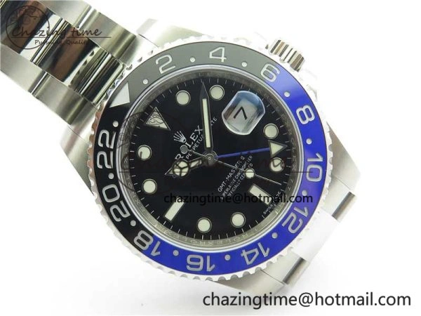GMT-Master II 116710 BLNR Black Blue Ceramic 904L Steel V9F 1:1 Best Edition SA3186 CHS Casual 3069