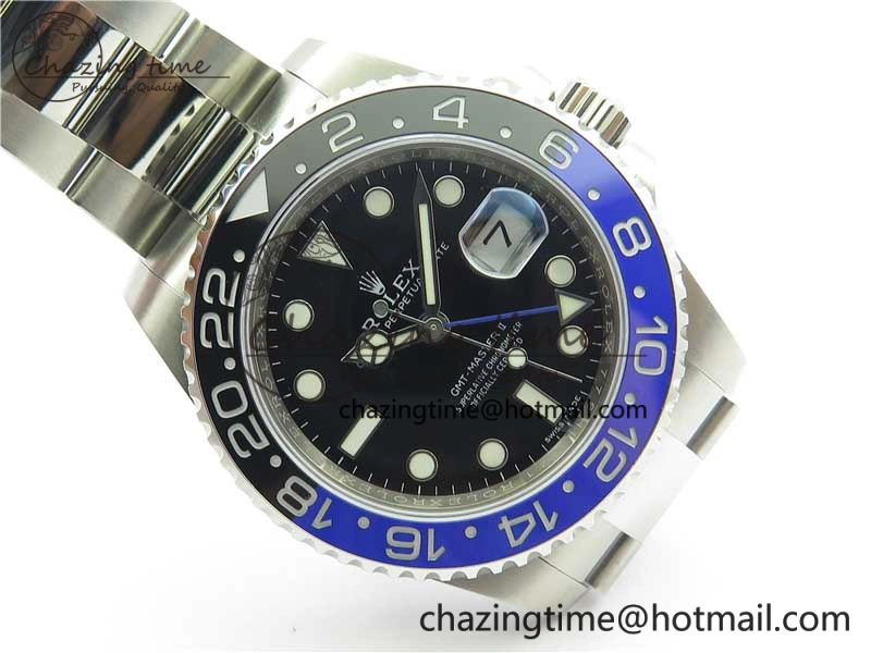 GMT-Master II 116710 BLNR Black Blue Ceramic 904L Steel V9F 1:1 Best Edition SA3186 CHS Casual 3069