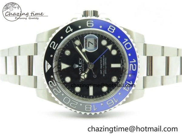 GMT-Master II 116710 BLNR Black Blue Ceramic 904L Steel V9F 1:1 Best Edition SA3186 CHS Casual 3069