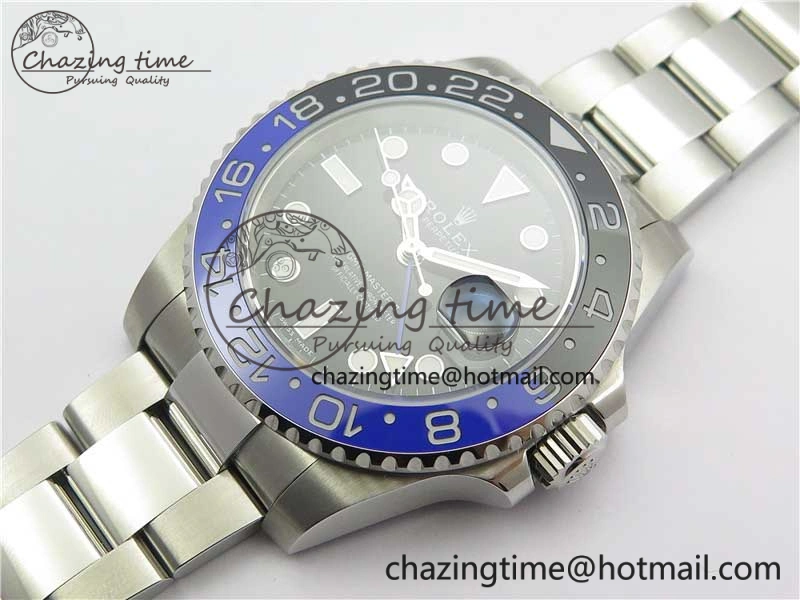 GMT-Master II 116710 BLNR Black Blue Ceramic 904L Steel V9F 1:1 Best Edition SA3186 CHS Casual 3069