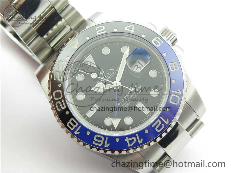 GMT-Master II 116710 BLNR Black Blue Ceramic 904L Steel VRF 1:1 Best Edition SA3186 CHS Supportive 3210