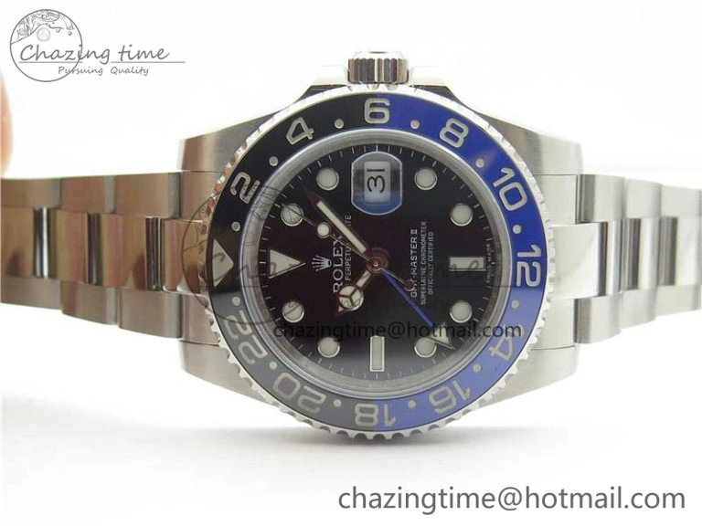 GMT-Master II 116710 BLNR Black Blue Ceramic 904L Steel VRF 1:1 Best Edition SA3186 CHS Supportive 3210