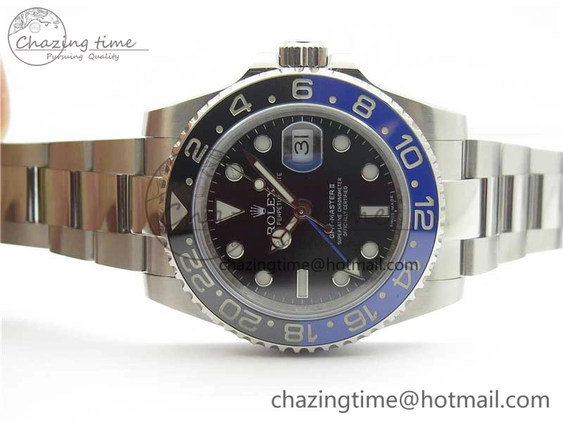 GMT-Master II 116710 BLNR Black Blue Ceramic 904L Steel VRF 1:1 Best Edition SA3186 CHS Supportive 3210