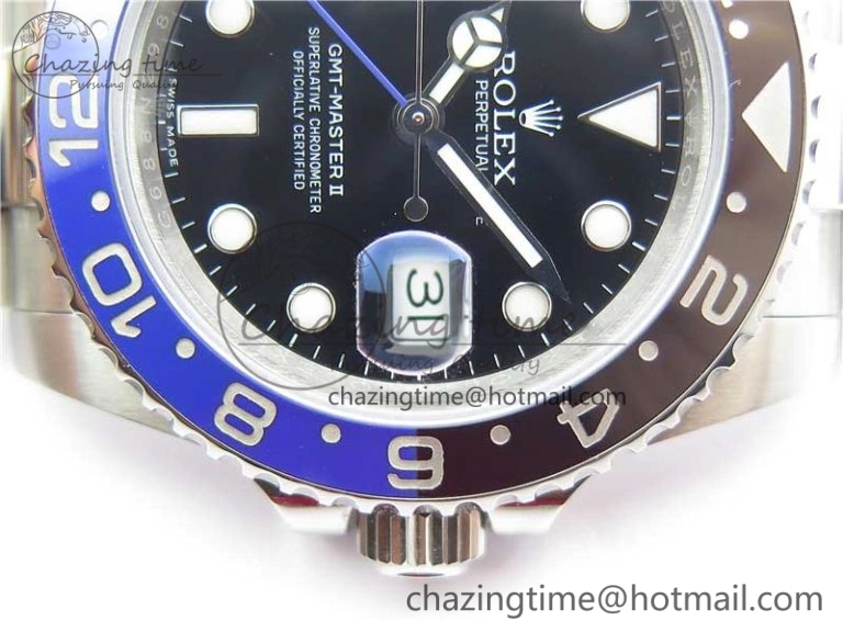 GMT-Master II 116710 BLNR Black Blue Ceramic 904L Steel VRF 1:1 Best Edition SA3186 CHS Supportive 3210
